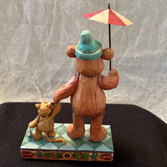 Heartwood Creek Jim Shore Hand in Hand Bear w/Cat Figurine - Picture 7 of 16